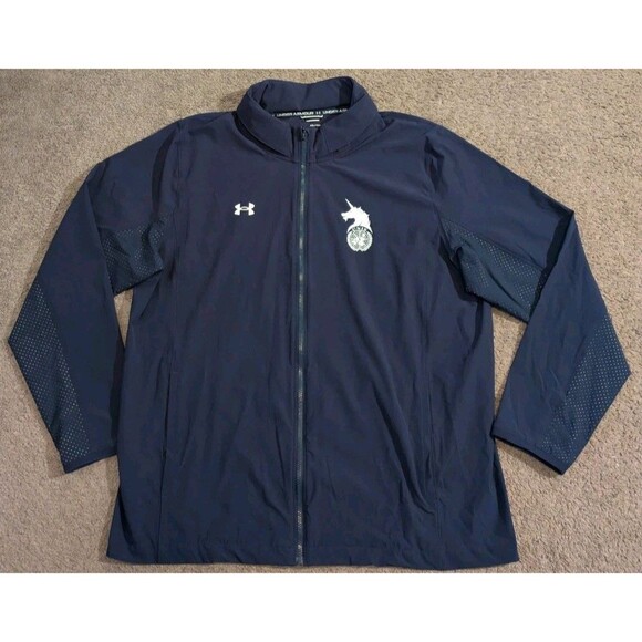 Under Armour UN United Nations International School 3.0 Warm Up Jacket Men's 2XL - Picture 1 of 8